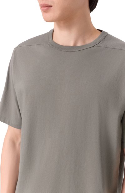 Хлопковая футболка RICK OWENS, арт. RU01F2232/JA, фото 5