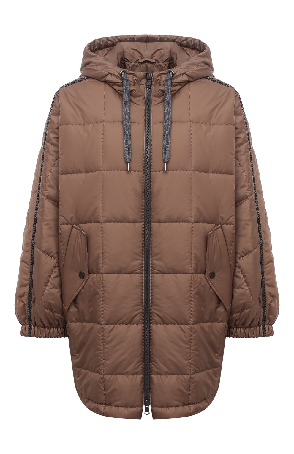 Утепленная куртка BRUNELLO CUCINELLI бежевого цвета по цене 343500 руб., арт. MH5042515, фото 1 Утепленная куртка BRUNELLO CUCINELLI, арт. MH5042515, фото 1