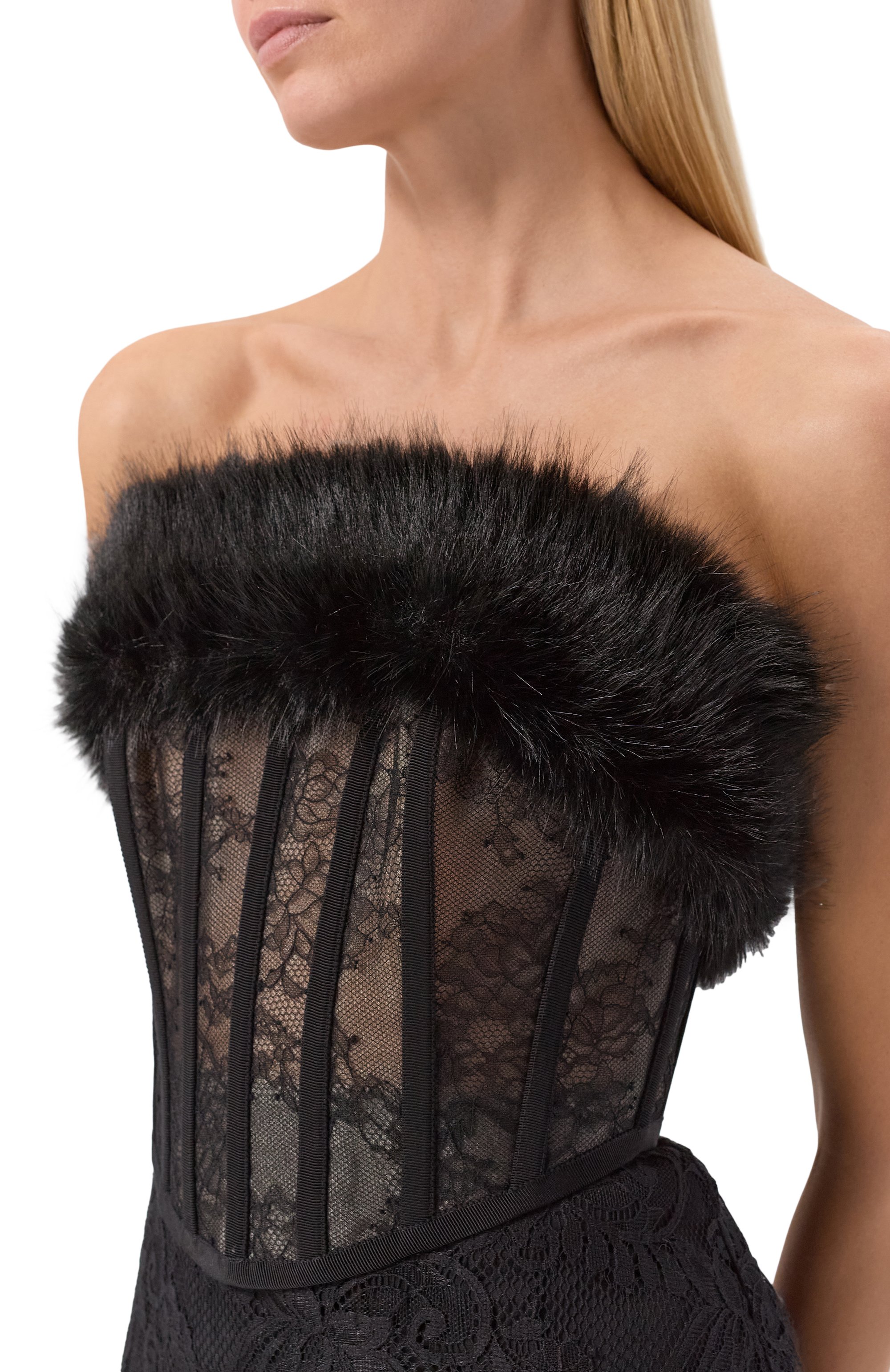 Корсет из хлопка и вискозы ELIE SAAB, арт. T0252NF25/LAF02, фото 5