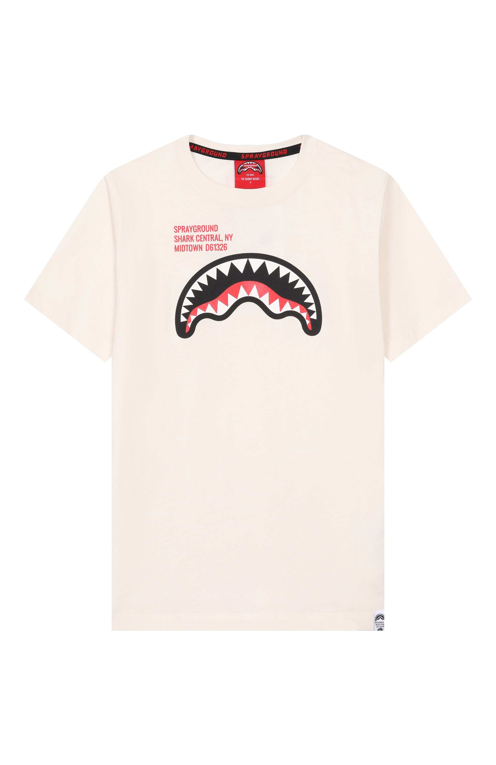 Хлопковая футболка SPRAYGROUND, арт. SPY1384IV0, фото 1