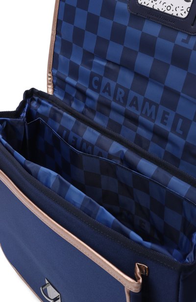 Портфель medium CARAMEL ET CIE темно-синего цвета по цене 16900 руб., арт. MSA10, фото 3 Портфель medium CARAMEL ET CIE, арт. MSA10, фото 3