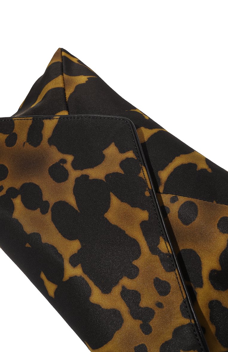 Женский клатч DRIES VAN NOTEN хаки цвета, арт. 222-031507-703 | Фото 3 (Размер: medium; Материал: Текстиль; Женское Кросс-КТ: Клатч-клатчи)