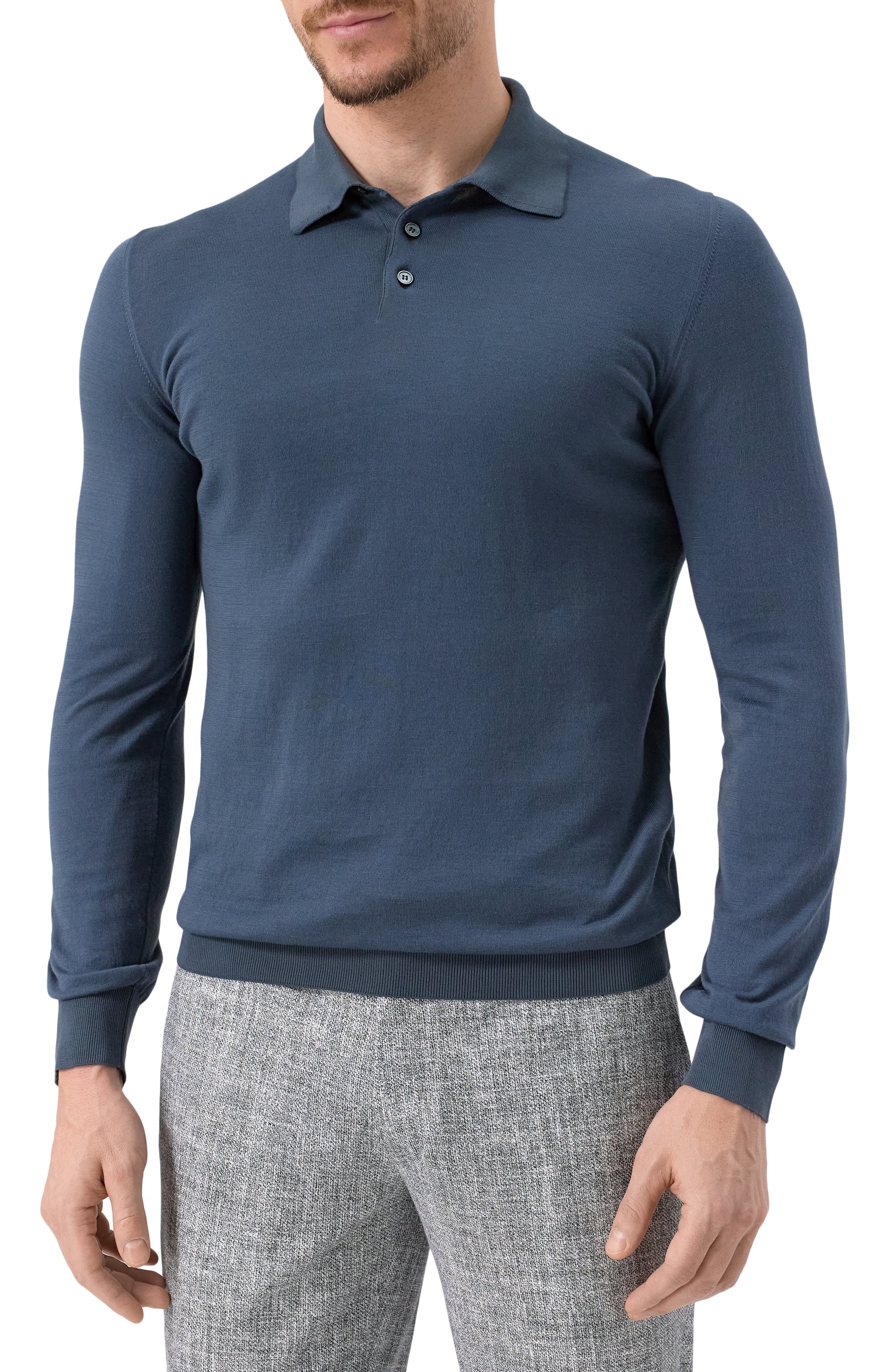 Хлопковое поло FEDELI, арт. 8UED5911, фото 3