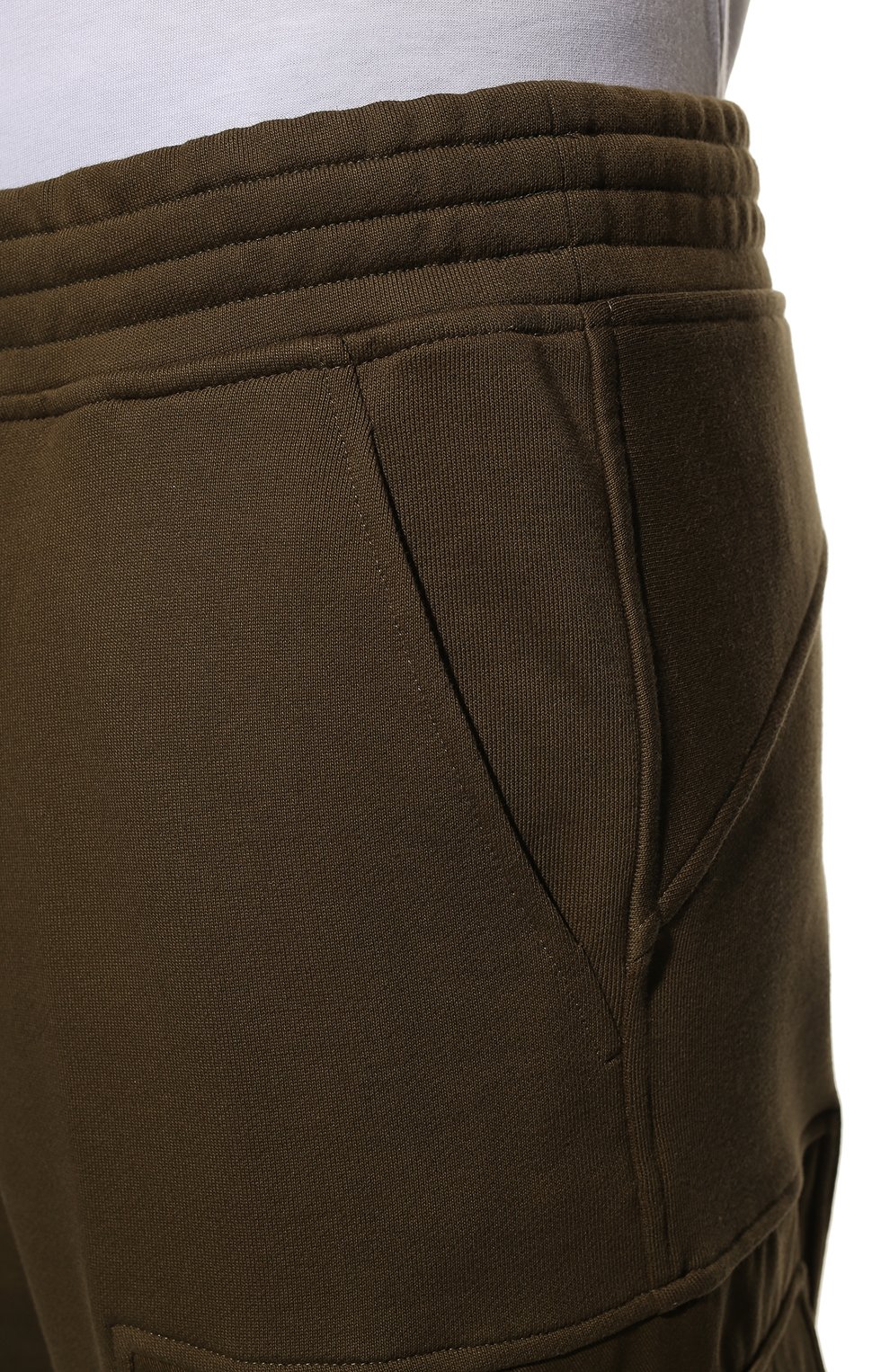 Хлопковые джоггеры NEIL BARRETT хаки цвета по цене 55450 руб., арт. BJP019C S533S, фото 5 Хлопковые джоггеры NEIL BARRETT, арт. BJP019C S533S, фото 5