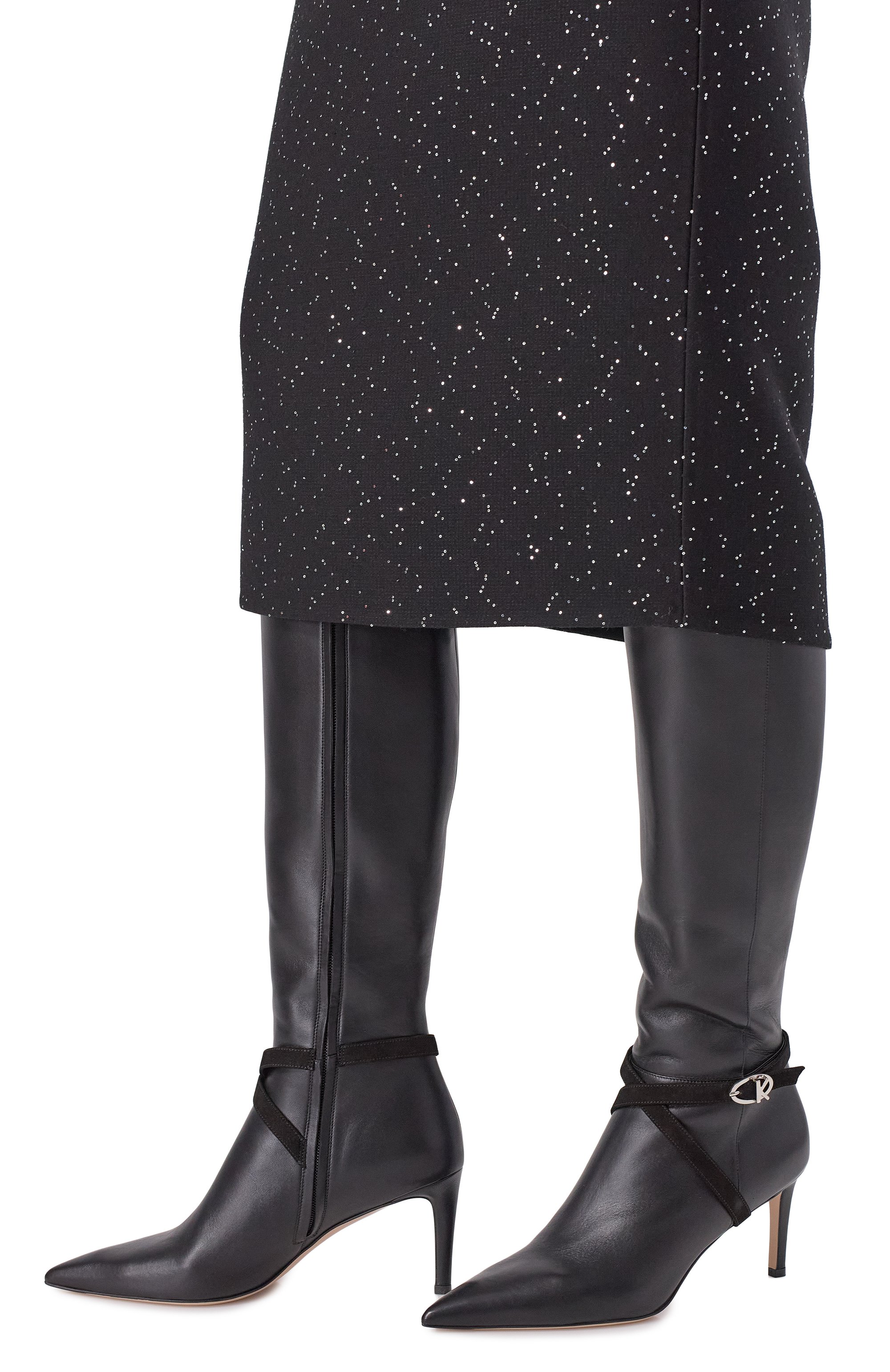 Кожаные сапоги KITON, арт. D60830K0901F11, фото 3