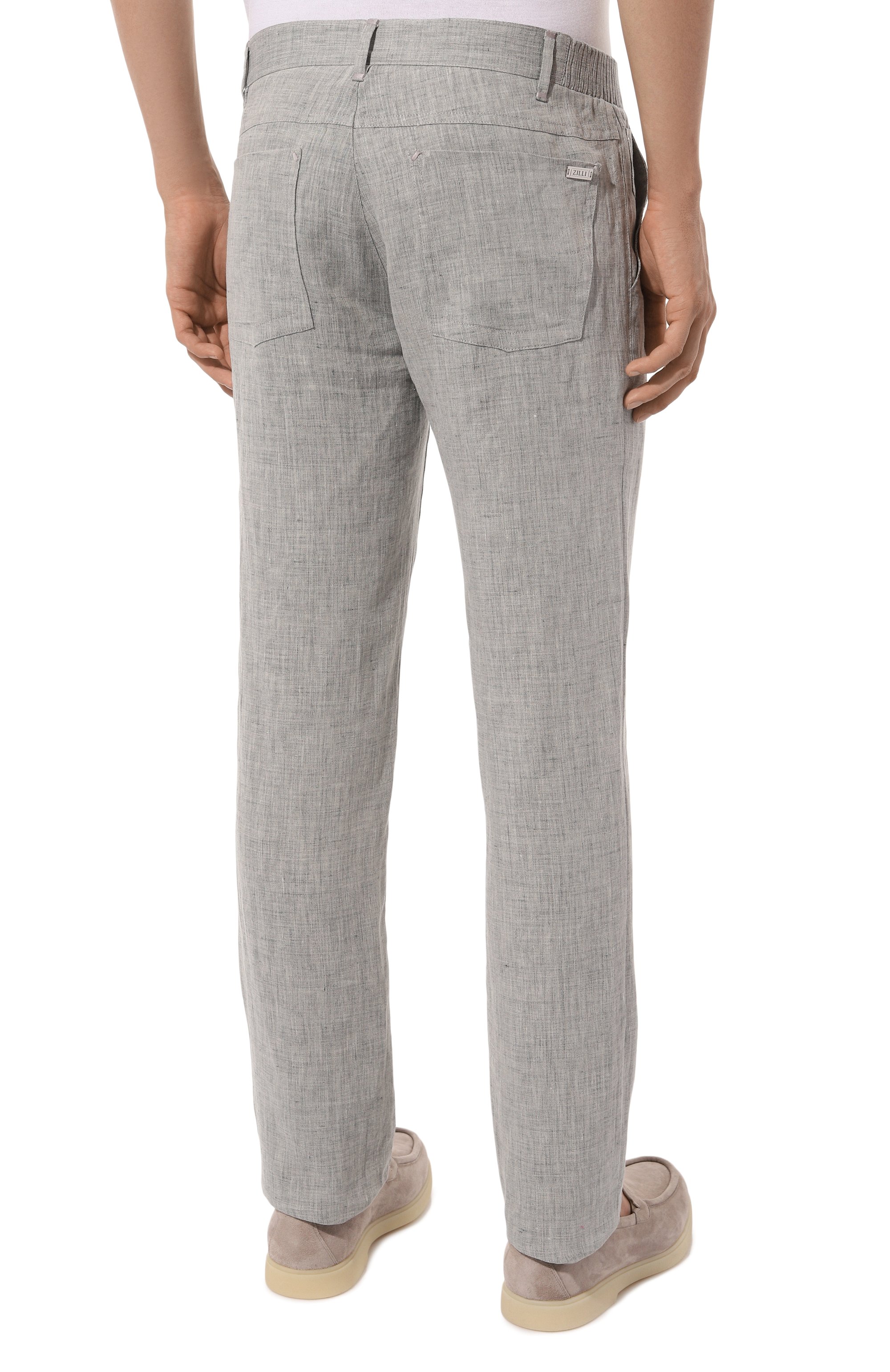 Льняные брюки ZILLI, арт. CP211MM080040167U, фото 4