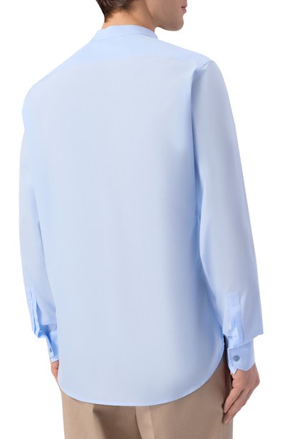 Хлопковая рубашка MVST голубого цвета по цене 89950 руб., арт. M26.2PM.B008/F080, фото 4 Хлопковая рубашка MVST, арт. M26.2PM.B008/F080, фото 4