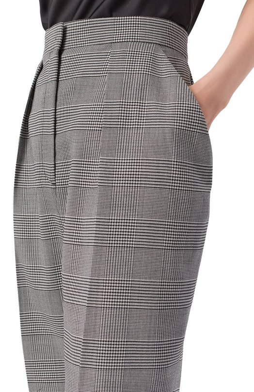 Шерстяные брюки Balmain GF1PN190/WD31 Серый  GF1PN190/WD31 Фото 5