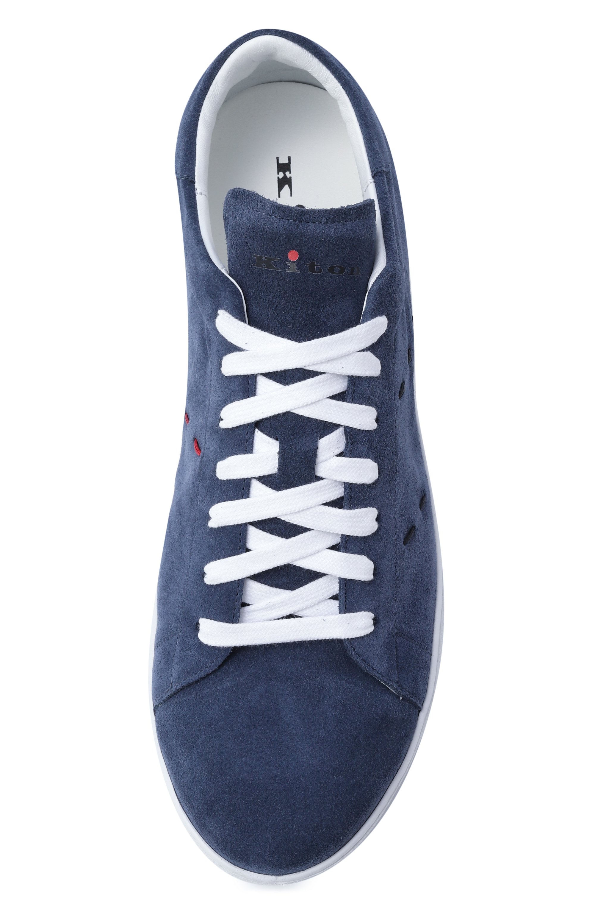 Замшевые кеды KITON, арт. USSA068N0130202, фото 6