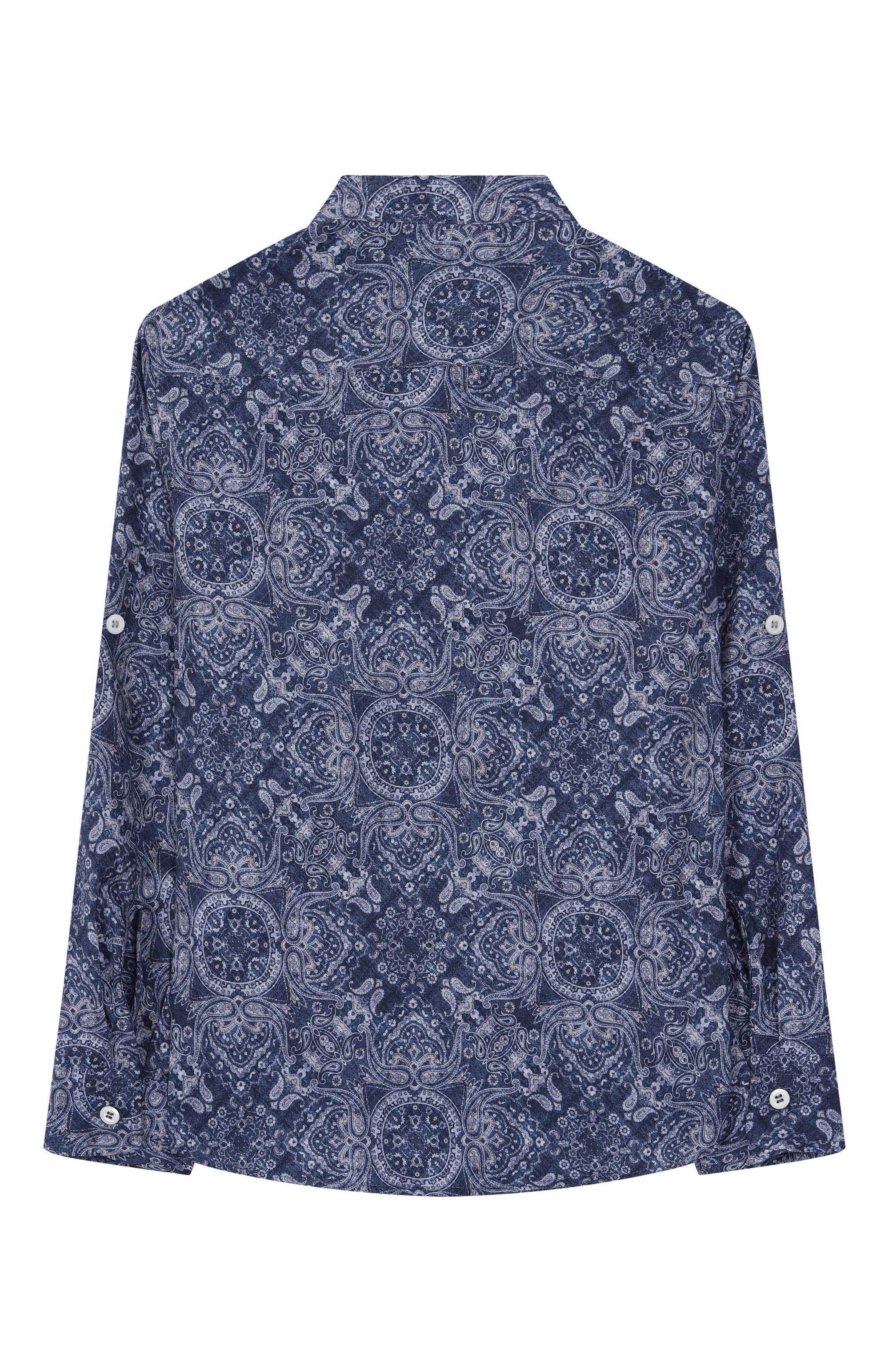 Хлопковая рубашка BRUNELLO CUCINELLI, арт. BM691C330A, фото 2