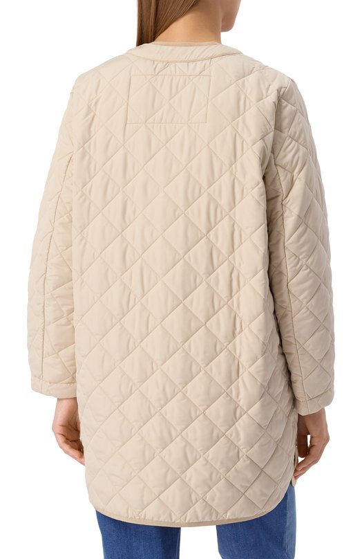 Утепленная куртка Weekend Max Mara ERI0 Бежевый  ERI0 Фото 8