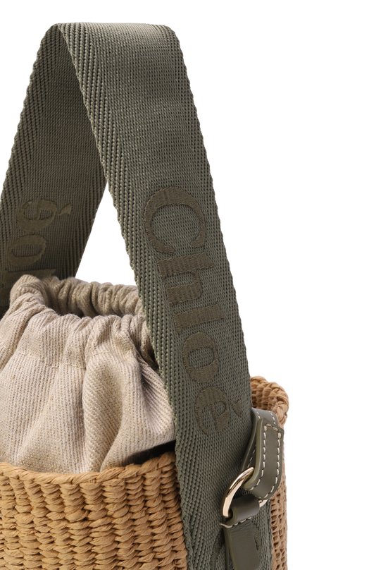Сумка Chloé x Mifuko Woody small Chloé CHC23AS381L18 Бежевый  CHC23AS381L18 Фото 6