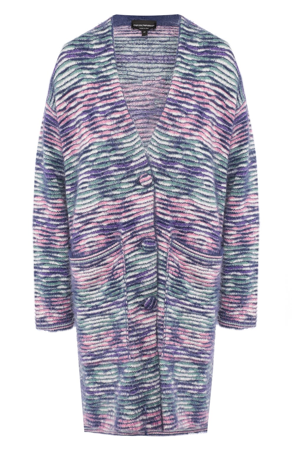Кардиган EMPORIO ARMANI разноцветного цвета по цене 107500 руб., арт. 6G2MTX/2M30Z, фото 1 Кардиган EMPORIO ARMANI, арт. 6G2MTX/2M30Z, фото 1