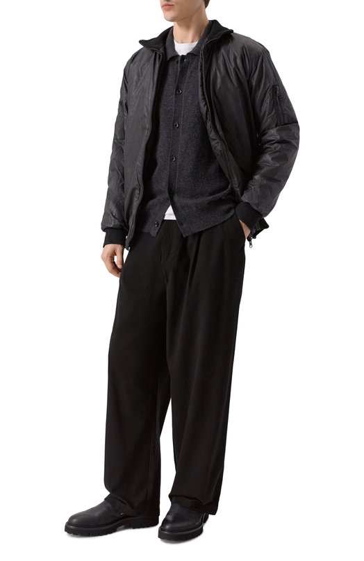 Кашемировый кардиган Attachment AK52-036 Серый  AK52-036 Фото 2