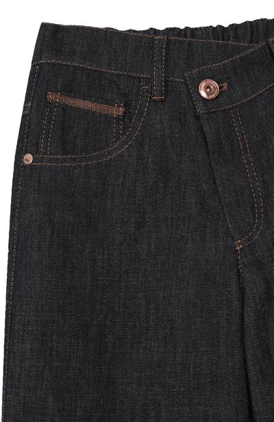 Джинсы BRUNELLO CUCINELLI темно-синего цвета по цене 56850 руб., арт. BB148P675B, фото 3 Джинсы BRUNELLO CUCINELLI, арт. BB148P675B, фото 3