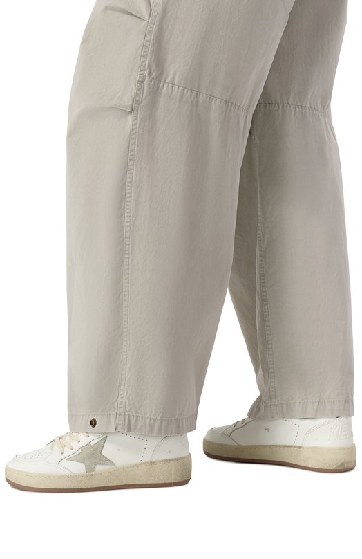 Кожаные кеды Ball Star Golden Goose Deluxe Brand GWF00804.F006970 Белый  GWF00804.F006970 Фото 2