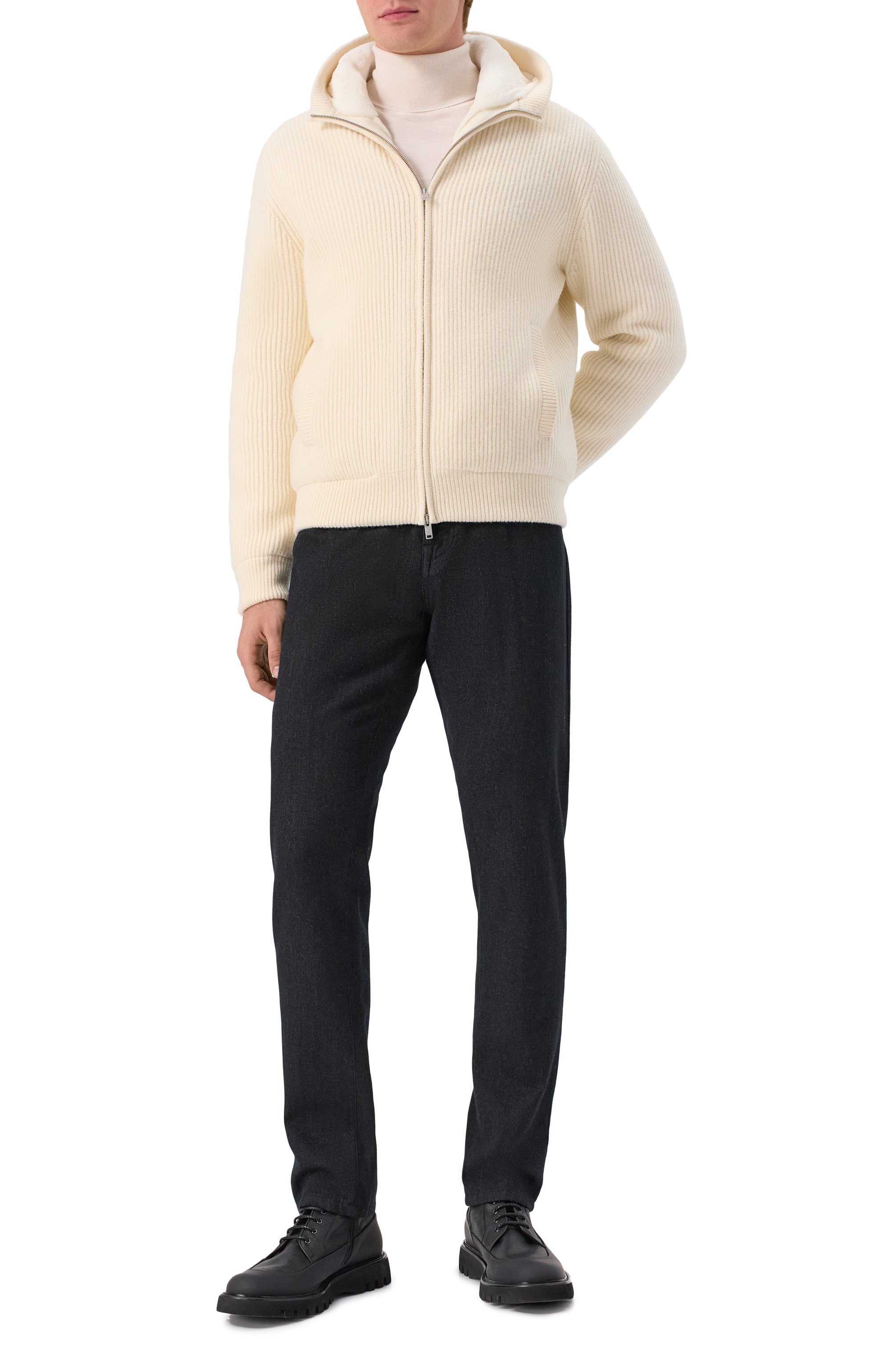 Кашемировый бомбер с подкладкой из норки MVST, арт. FTXTRECK-ES3625-2V/TR-ES3625, фото 2