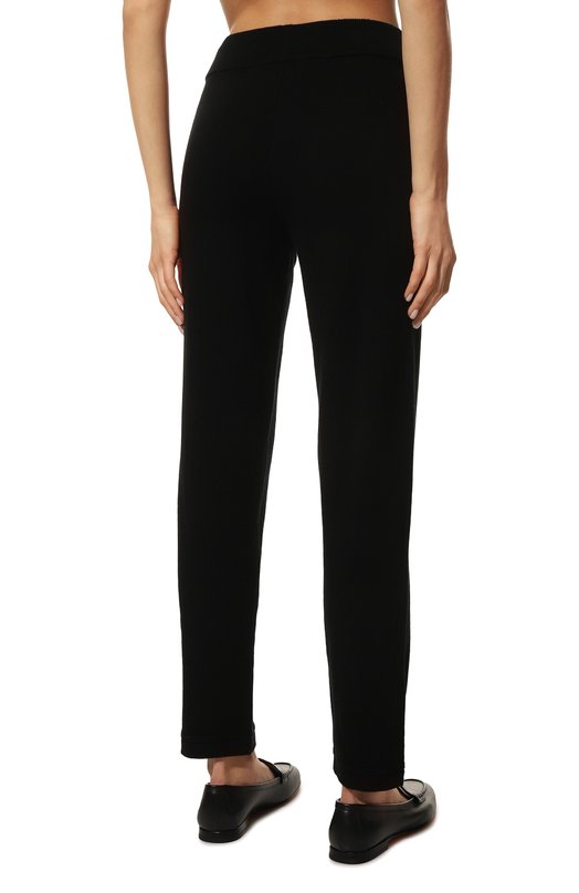 Брюки из шерсти и кашемира crem38 Чёрный, фото 4