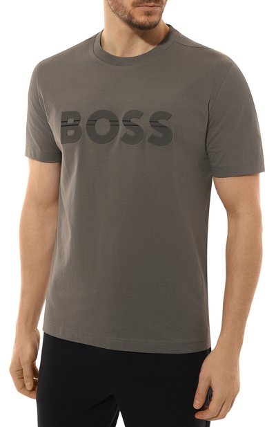 Хлопковая футболка BOSS GREEN, арт. 50525208, фото 3