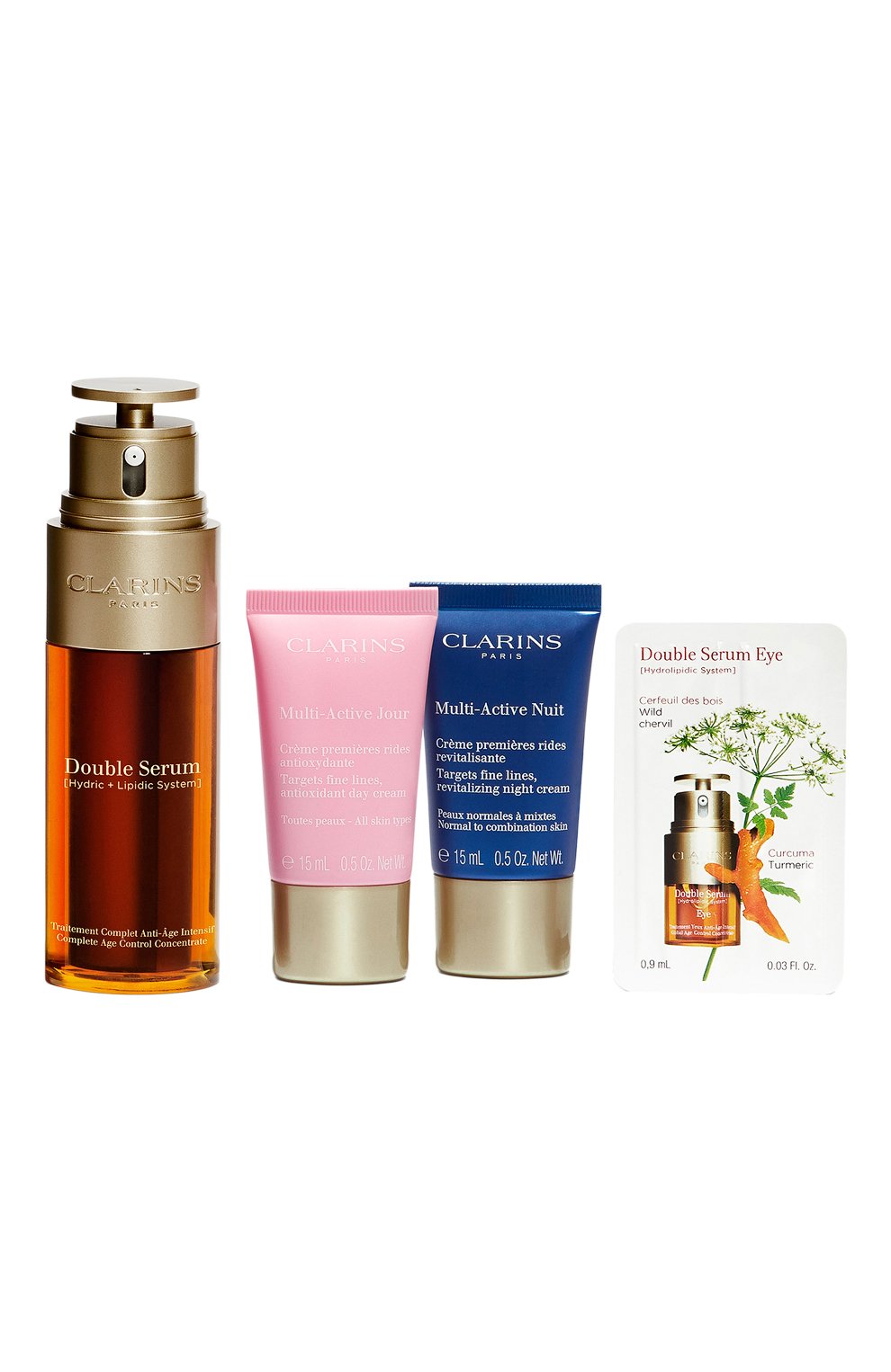Набор double serum & multi-active age-defying set (50+2x15+0,9ml) CLARINS, арт. 80097035, фото 2