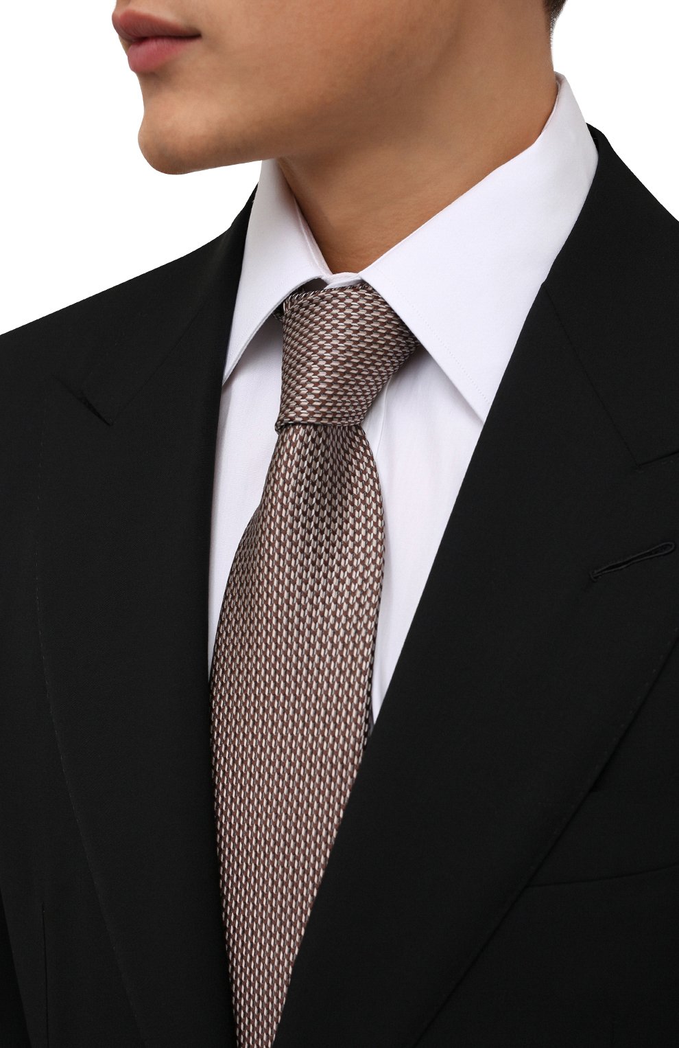 Шелковый галстук BRIONI, арт. 062I00/01427, фото 2