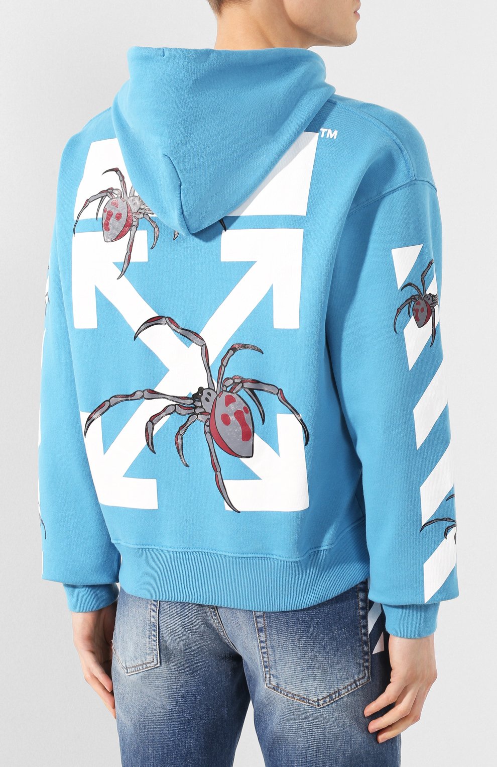 Хлопковое худи OFF-WHITE, арт. 0MBB037S20E300013088, фото 4