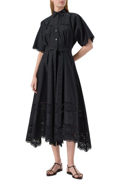 Хлопковое пла�тье VIKA GAZINSKAYA, арт. SS25-13234, фото 3