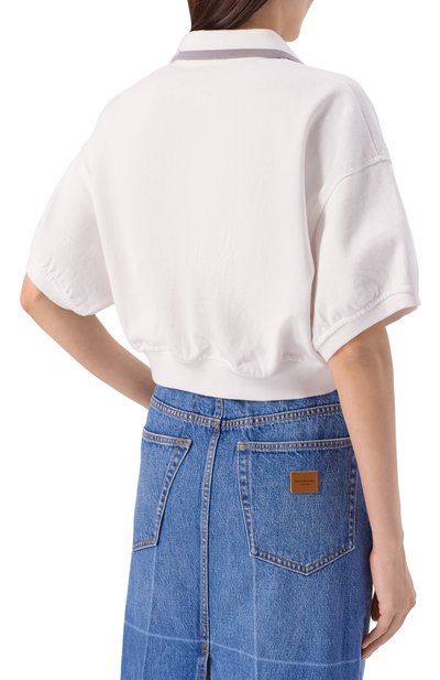 Хлопковое поло ALEXANDERWANG.T, арт. 4CC1261207, фото 4