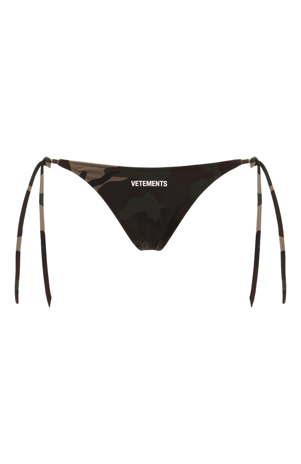 Плавки-бикини VETEMENTS хаки цвета по цене 23350 руб., арт. WA65SW121G, фото 1 Плавки-бикини VETEMENTS, арт. WA65SW121G, фото 1