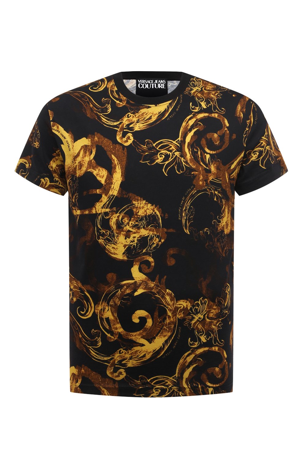 Хлопковая футболка VERSACE JEANS COUTURE, арт. 76GAH6S0/JS287, фото 1