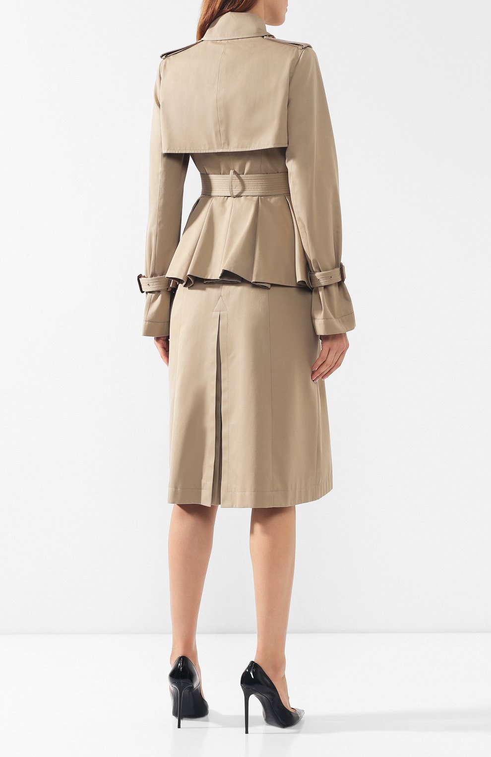 Хлопковый тренч ALEXANDER MCQUEEN, арт. 583088/QFAAA, фото 4
