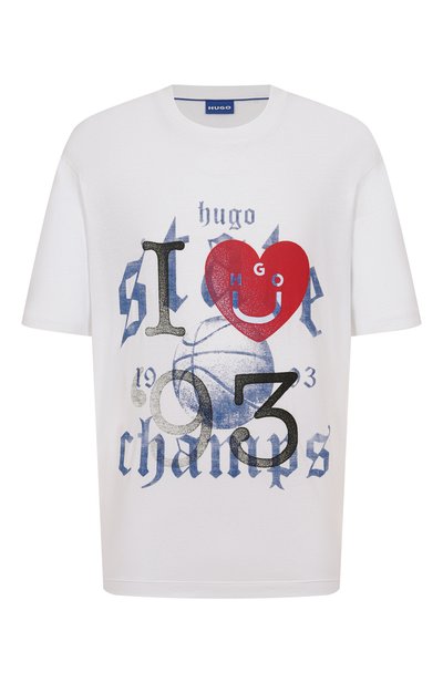 Мужская хлопковая футболка HUGO BLUE, арт. 50543495