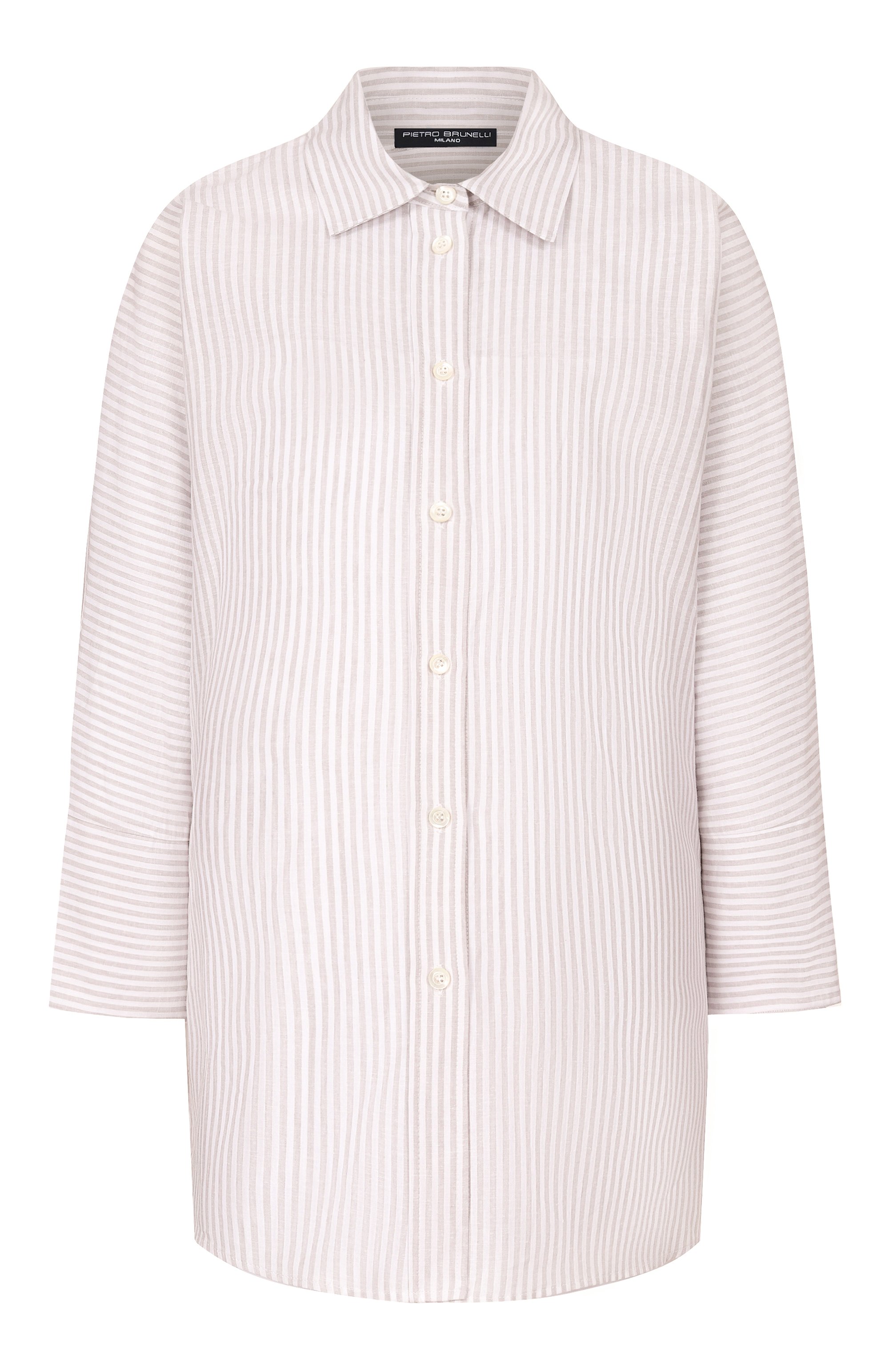 Рубашка изо льна и хлопка PIETRO BRUNELLI, арт. CA2514/LI0028, фото 1