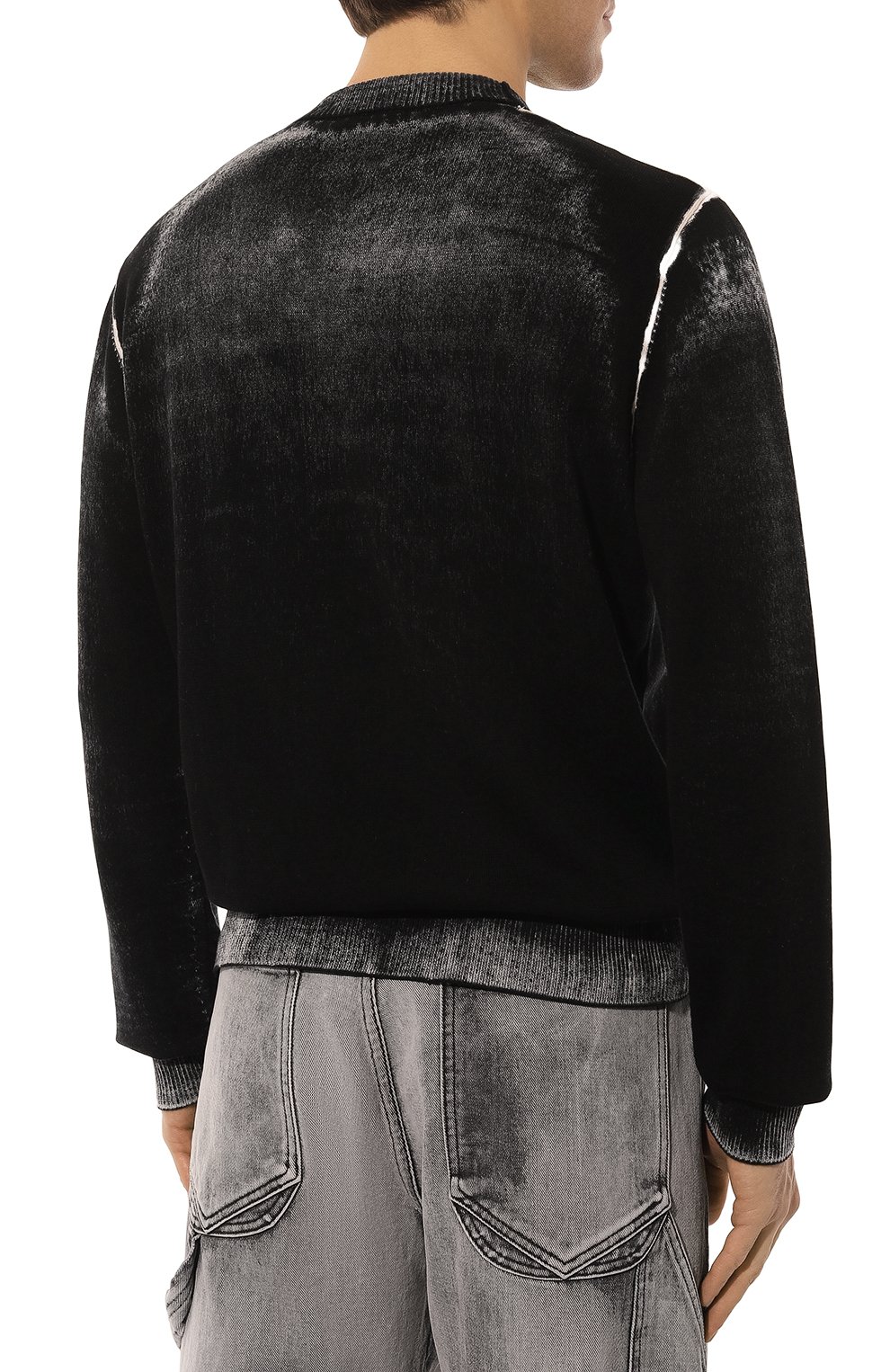 Хлопковый джемпер DIESEL, арт. A11187/0BEAR, фото 4