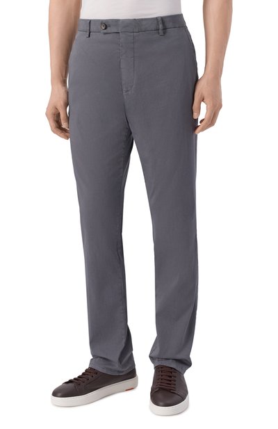 Брюки из хлопка и шелка BERWICH, арт. SC/1-GD/DV0955X, фото 3