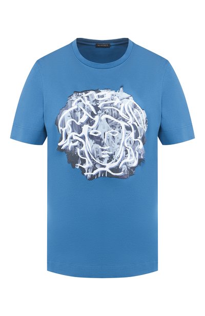 Женская хлопковая футболка VERSACE, арт. A82508/A228806
