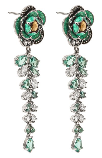 Серьги flower cascade QUEENSBEE, арт. 201377, фото 3