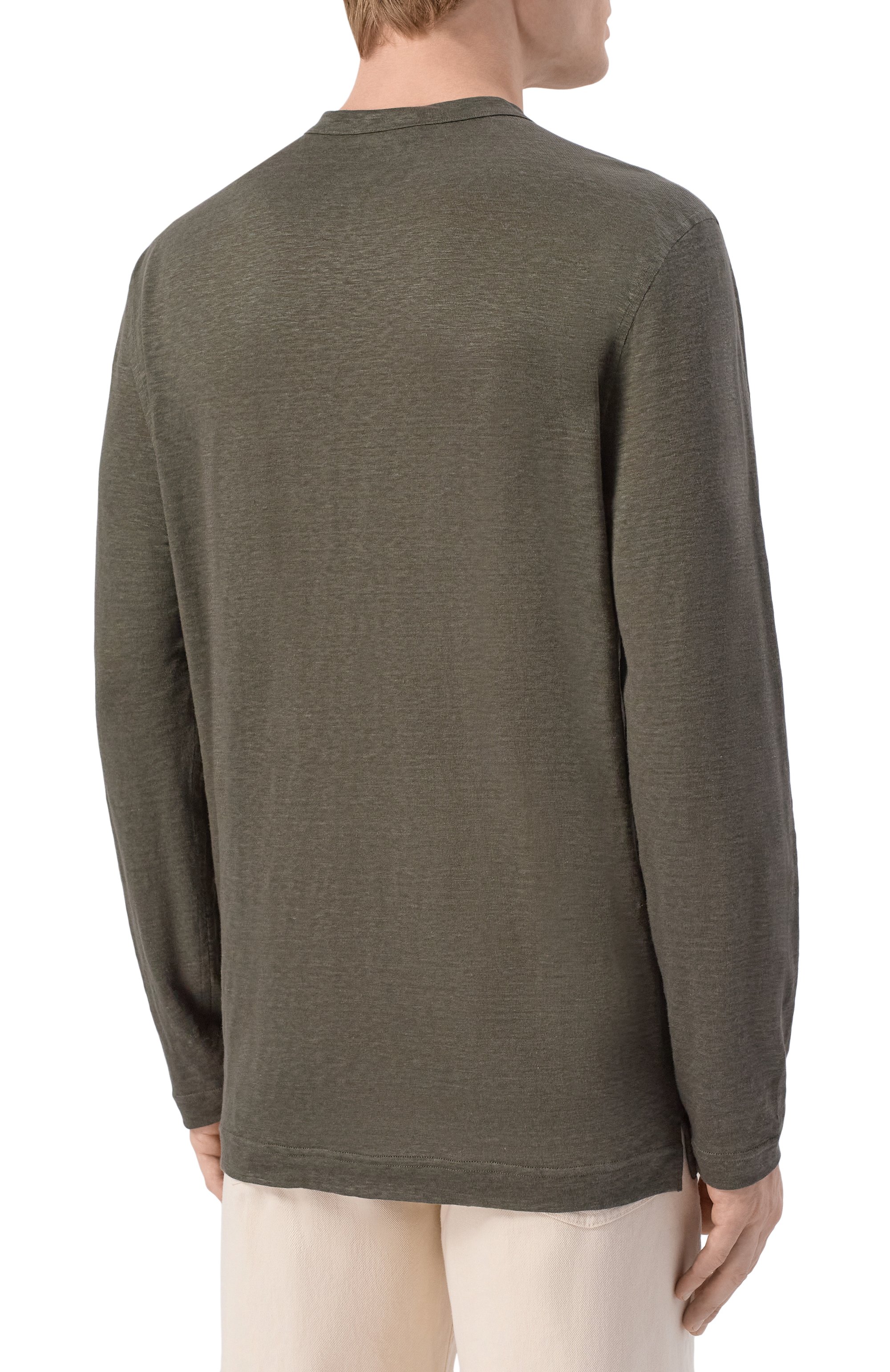 Льняной лонгслив-хенли STEFANO RICCI, арт. K919510S4B/T26205, фото 4