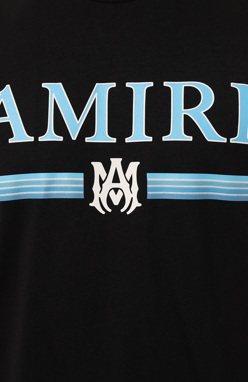 Хлопковая футболка AMIRI черного цвета по цене 49700 руб., арт. PS24MJL007, фото 5 Хлопковая футболка AMIRI, арт. PS24MJL007, фото 5