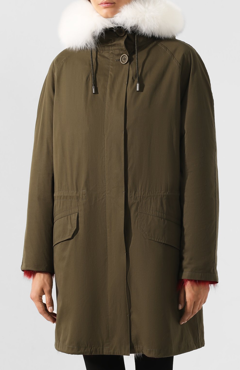 Парка с меховой подкладкой YS ARMY PARIS, арт. AF10890F81X, фото 3