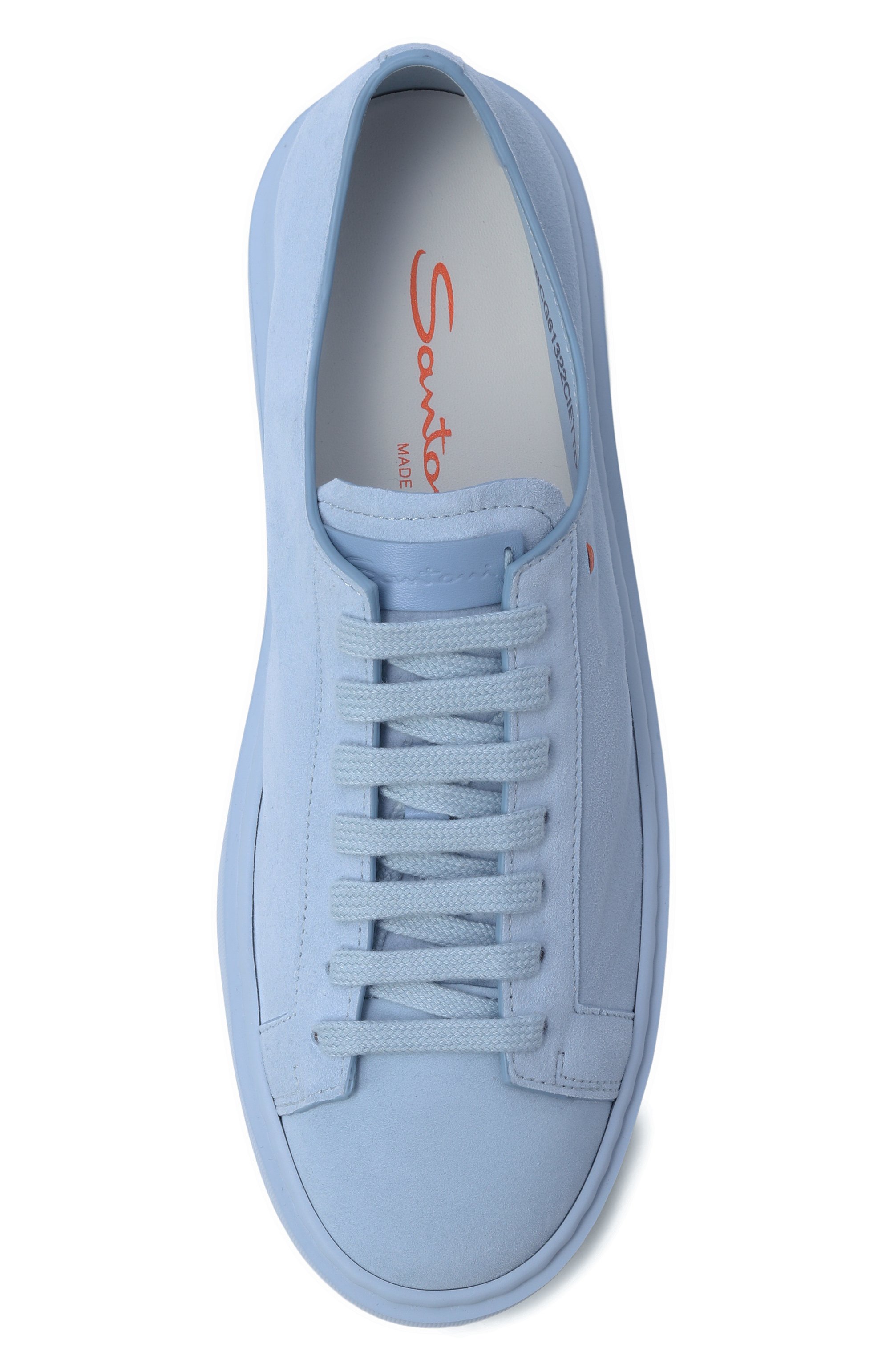 Замшевые кеды SANTONI, арт. WBCG61322CIETT0Y, фото 6