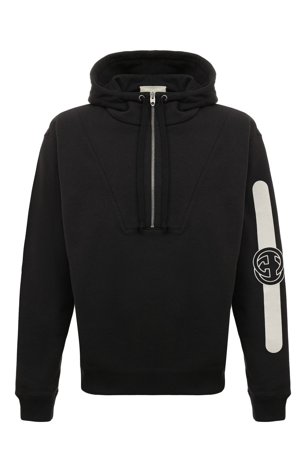 Хлопковое худи GUCCI черного цвета по цене 136800 руб., арт. 627079 XJCOH, фото 1 Хлопковое худи GUCCI, арт. 627079 XJCOH, фото 1