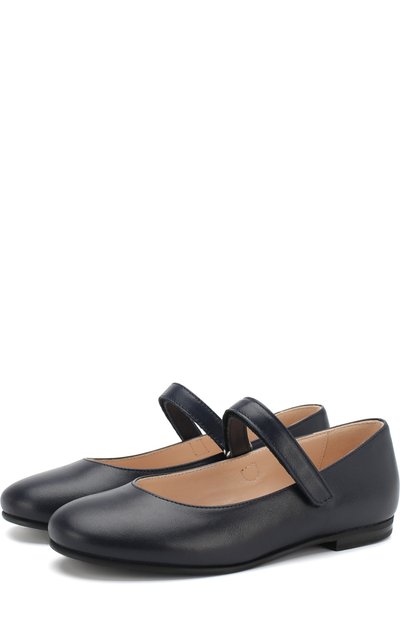 Кожаные туфли с застежками велькро IL GUFO, арт. G289/VITELL0 NAPPAC0/31-34