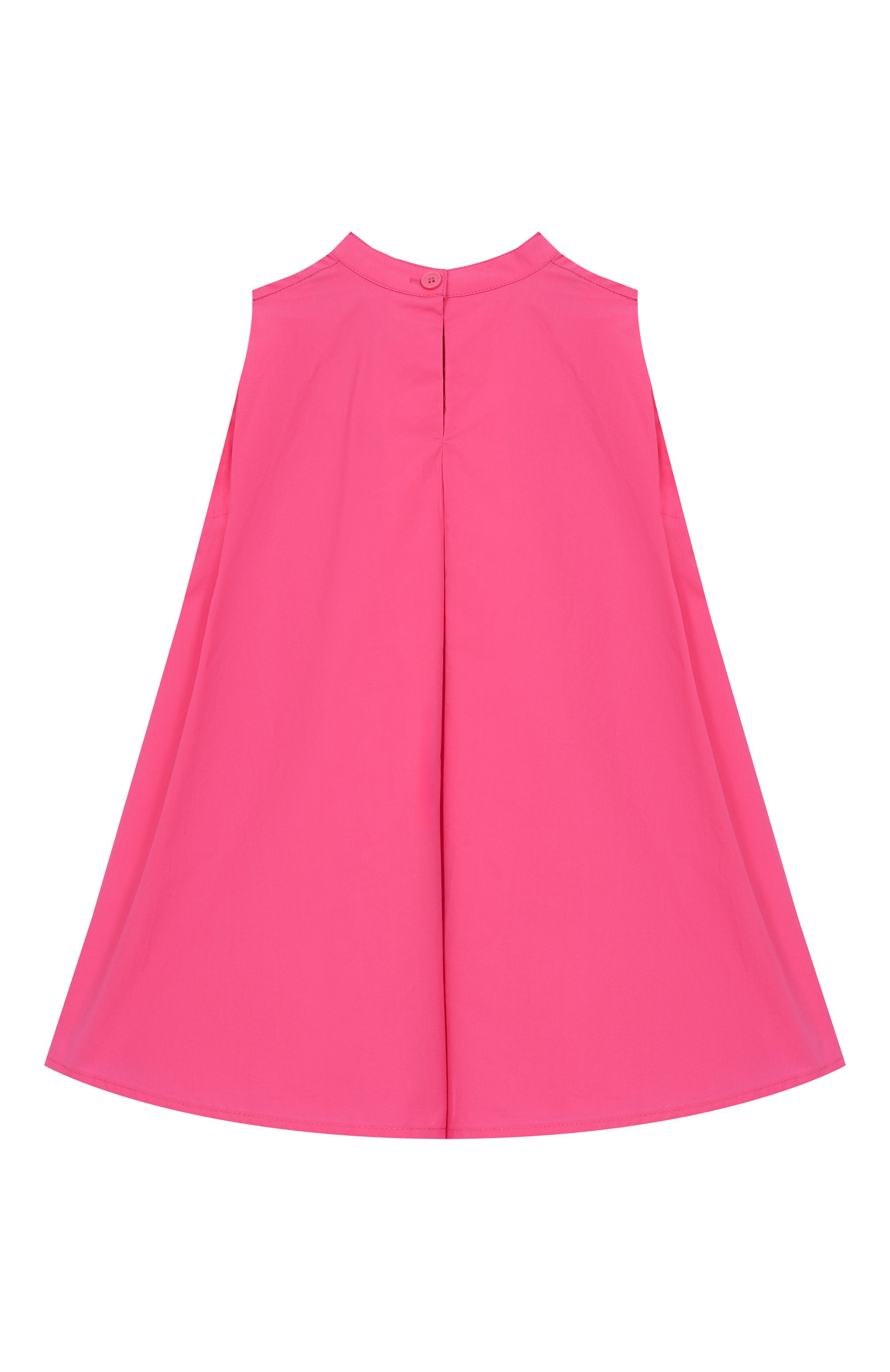 Хлопковое платье MOSCHINO фуксия цвета по цене 18500 руб., арт. HDV0G1/LLA12/4-8, фото 2 Хлопковое платье MOSCHINO, арт. HDV0G1/LLA12/4-8, фото 2