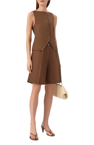 Шорты из лиоцелла и льна OFFICINE GENERALE, арт. S26WSHT802, фото 2