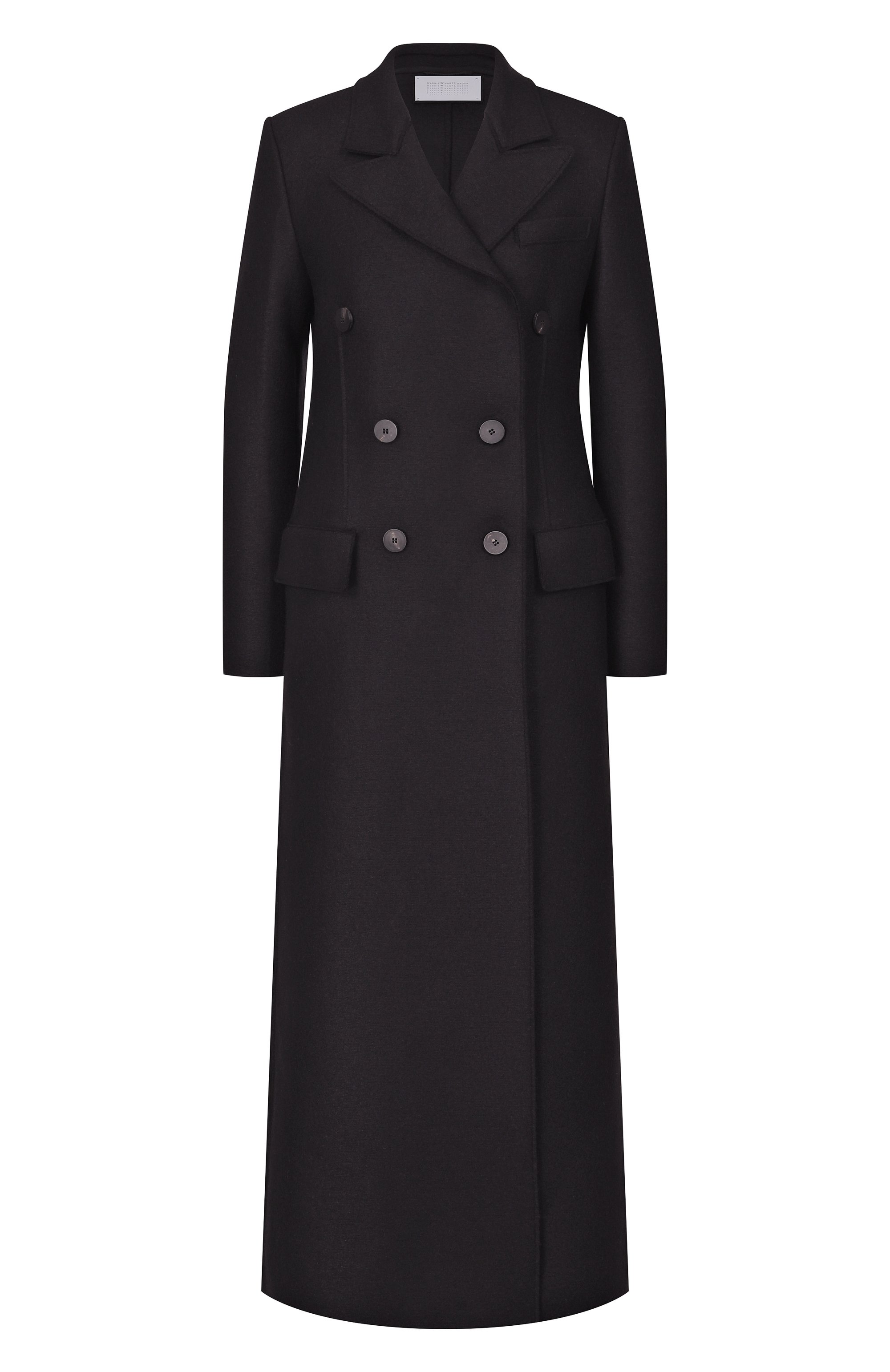 Шерстяное пальто HARRIS WHARF LONDON черного цвета по цене 135000 руб., арт. AA1604MLK, фото 1 Шерстяное пальто HARRIS WHARF LONDON, арт. AA1604MLK, фото 1