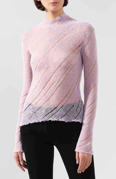 Водолазка PHILOSOPHY DI LORENZO SERAFINI сиреневого цвета по цене 41350 руб., арт. A0901/7102, фото 3 Водолазка PHILOSOPHY DI LORENZO SERAFINI, арт. A0901/7102, фото 3