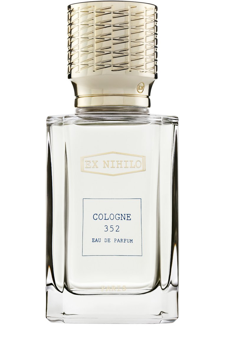 Парфюмерная вода cologne 352 (100ml) EX NIHILO бесцветного цвета, арт. 3770004085033 | Фото 1 (Unisex: Unisex; Статус проверки: Проверена категория; Тип продукта - парфюмерия: Парфюмерная вода; Нос: Не проставлено; Материал внутренний: Не назначено; Региональные ограничения белый список (Axapta Mercury): Не проставлено; Тип аромата: Древесный; Ограничения доставки: flammable)