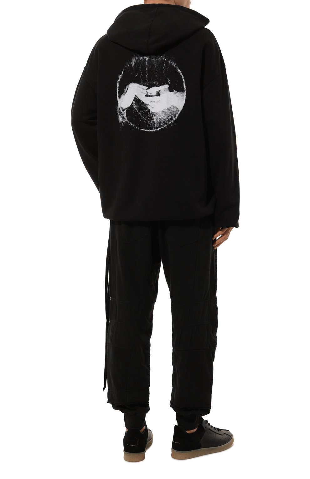 Хлопковое худи ANN DEMEULEMEESTER, арт. 2402-M-JSW01-37-FA185-099, фото 2