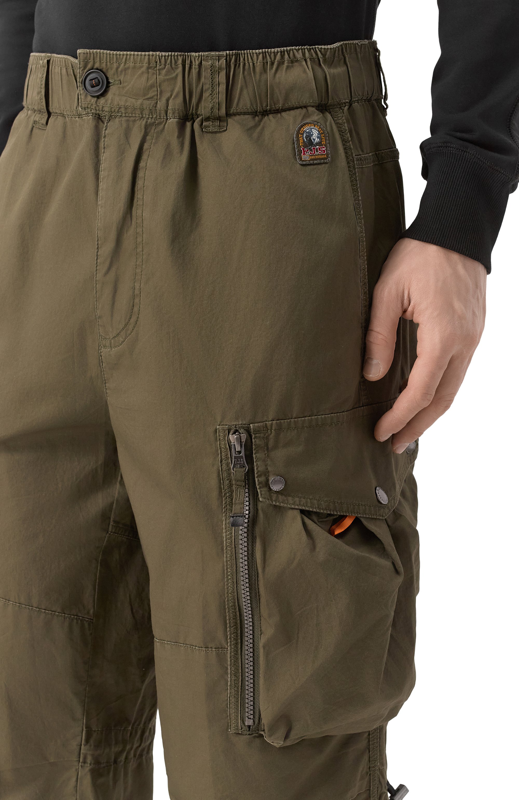 Хлопковые брюки-карго PARAJUMPERS, арт. PMPATW06, фото 5